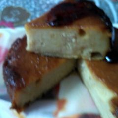 A picture of Eggless caramel pudding.