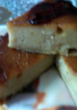 A picture of Eggless caramel pudding.