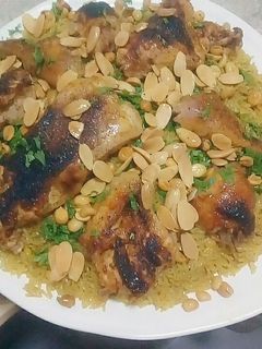صورة لوصفة كبسة الدجاج