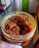 Sour orange pickle (limbu lonche)