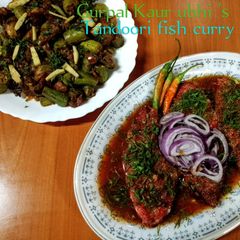 Tandoori fish curry 🐠 A picture of Tandoori fish curry 🐠.