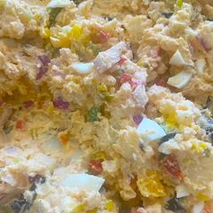 Red Devil Potato Salad 🥔 A picture of Red Devil Potato Salad 🥔.