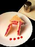Beetroot Curd Sandwich