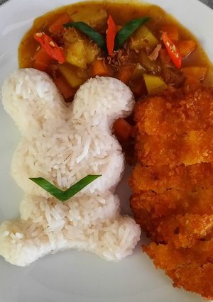 Foto resep Chicken Katsu Curry Donburi