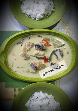 Foto resep Ikan otek kering kuah santan