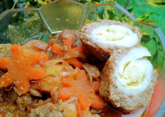 SEMUR BOLA DAGING KEROYOKAN (RESEP JADUL MAMA)