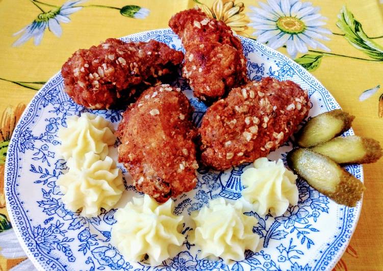 Ropogós csirkeszárnyak fűszeres bundában
