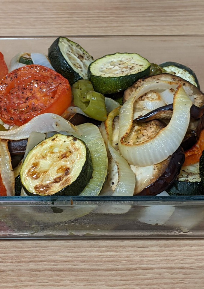 Una foto de Verduras al horno