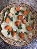 Savoury cheese crepe
