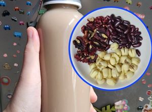 Hình của món Sữa hạt sen + óc chó + đậu đỏ 🫘🫘🫘🥤🥤🥤.