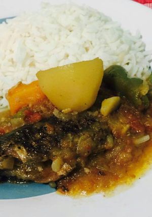 A picture of Carapau stew.