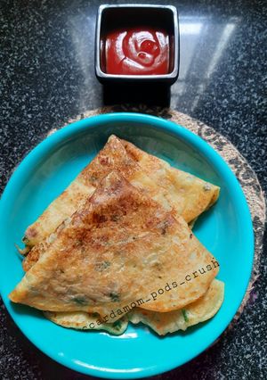 A picture of Green Onion chilla.