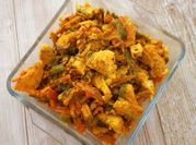 A picture of leftover paneer