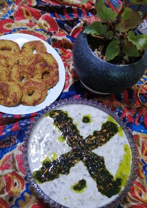 عکسی از دستور آش ماست سریع و خوشمزه
