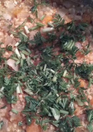 Zöldséges-vöröslencsés köles (vegán) recept fotója