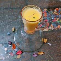 A picture of Haldi doodh.