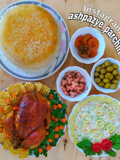 عکسی از دستور مرغ شکم پر بدون نیاز به فر 🌸