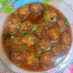 A picture of Veg Manchurian.