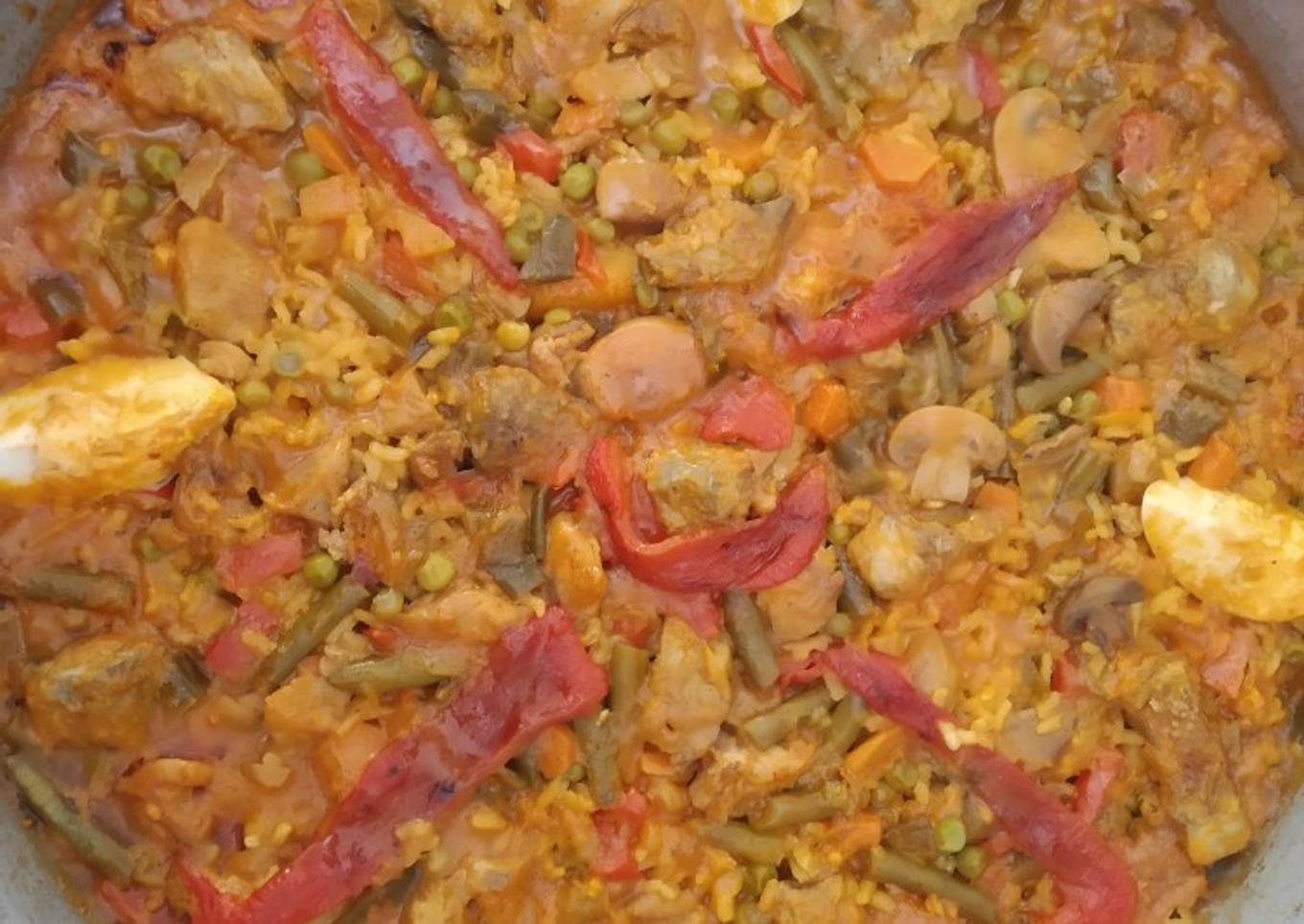 Paella campera al estilo Pitiminí