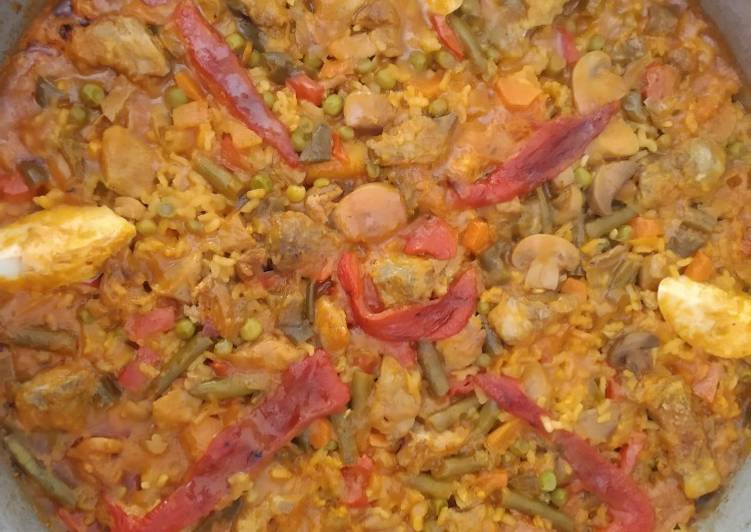 Paella campera al estilo Pitiminí