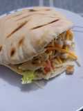 Pan de pita de pollo