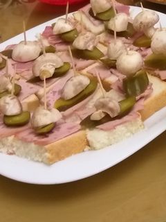 عکسی از دستور فینگر فود ژامبون