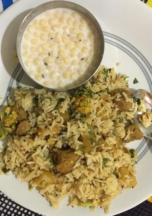 A picture of Veg Pullao.