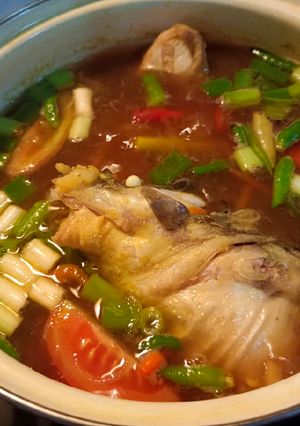 Foto resep Pindang pegagan ikan baung
