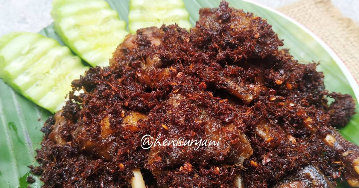 Resep 582 Bebek Bumbu Hitam Khas Madura Rasanya Maknyus