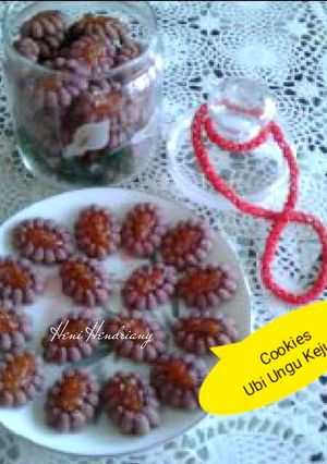 Foto resep Cookies Ubi Ungu Keju 🍠🍪
