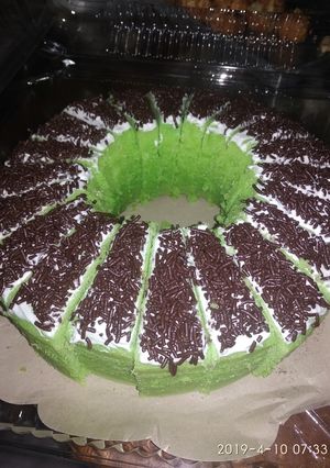 Foto resep Bolu pandan simple