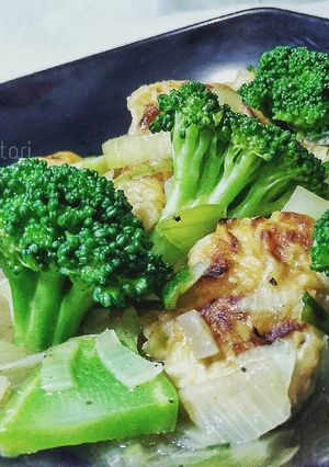 Foto resep Ayam Brokoli Saus Bombay