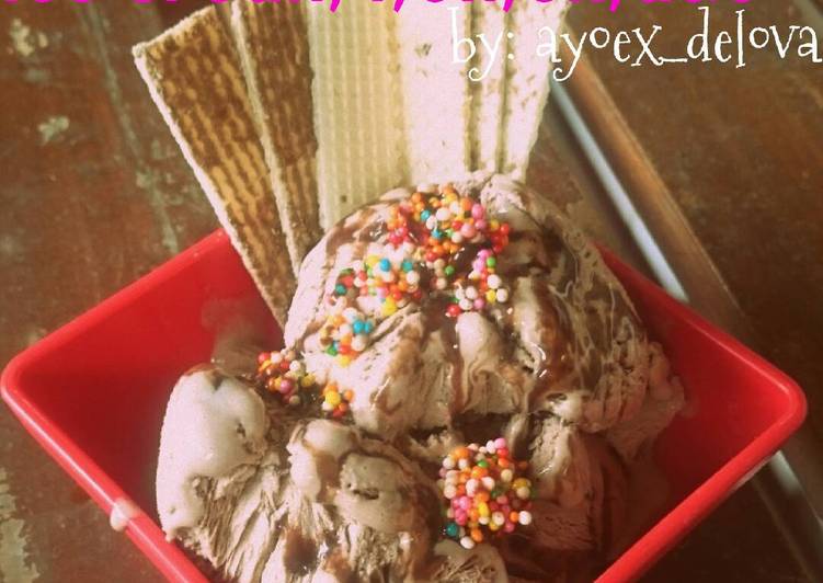 Resep Ice cream homemade super lembuut yang Bikin Ngiler
