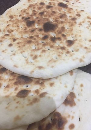 صورة لوصفة عمل الخبز العربي