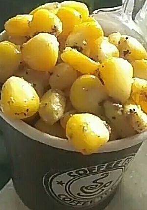 A picture of Masala corn.