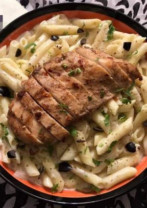 A picture of Penne Pasta.