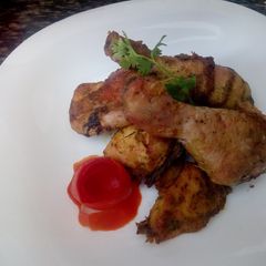 Tandoori chicken A picture of Tandoori chicken.