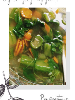 Foto resep Sayur Bening Bayam Oyong Wortel