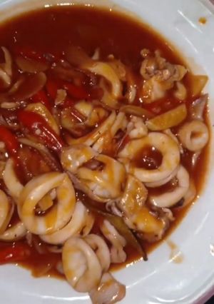 Foto resep Cumi asam manis menggugah selera