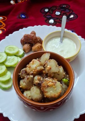 A picture of Sweet potato fry (falhari).