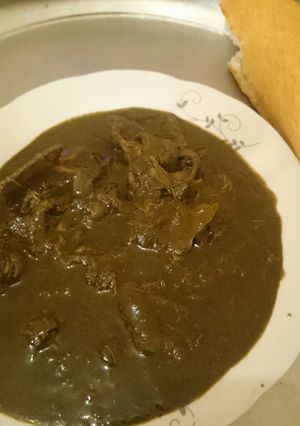 صورة لوصفة ملوخية بودرة