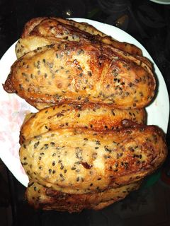 Hình của món Chuối chiên cốt dừa.