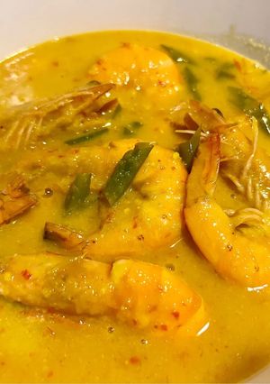 Gambar Udang masak lemak cili padi