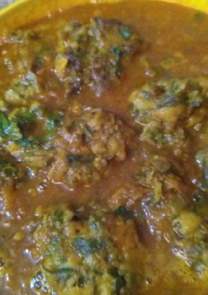 A picture of Palak Kofta Curry.