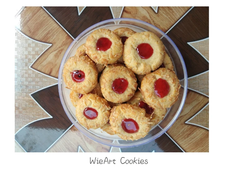 Easy Way Make Strawberry tumbprint cookies the Can Spoil the Tongue So Delicious