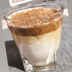 A picture of Choco Dalgona Coffee.