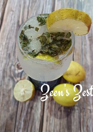 A picture of Gondhoraj Lebu Mocktail.