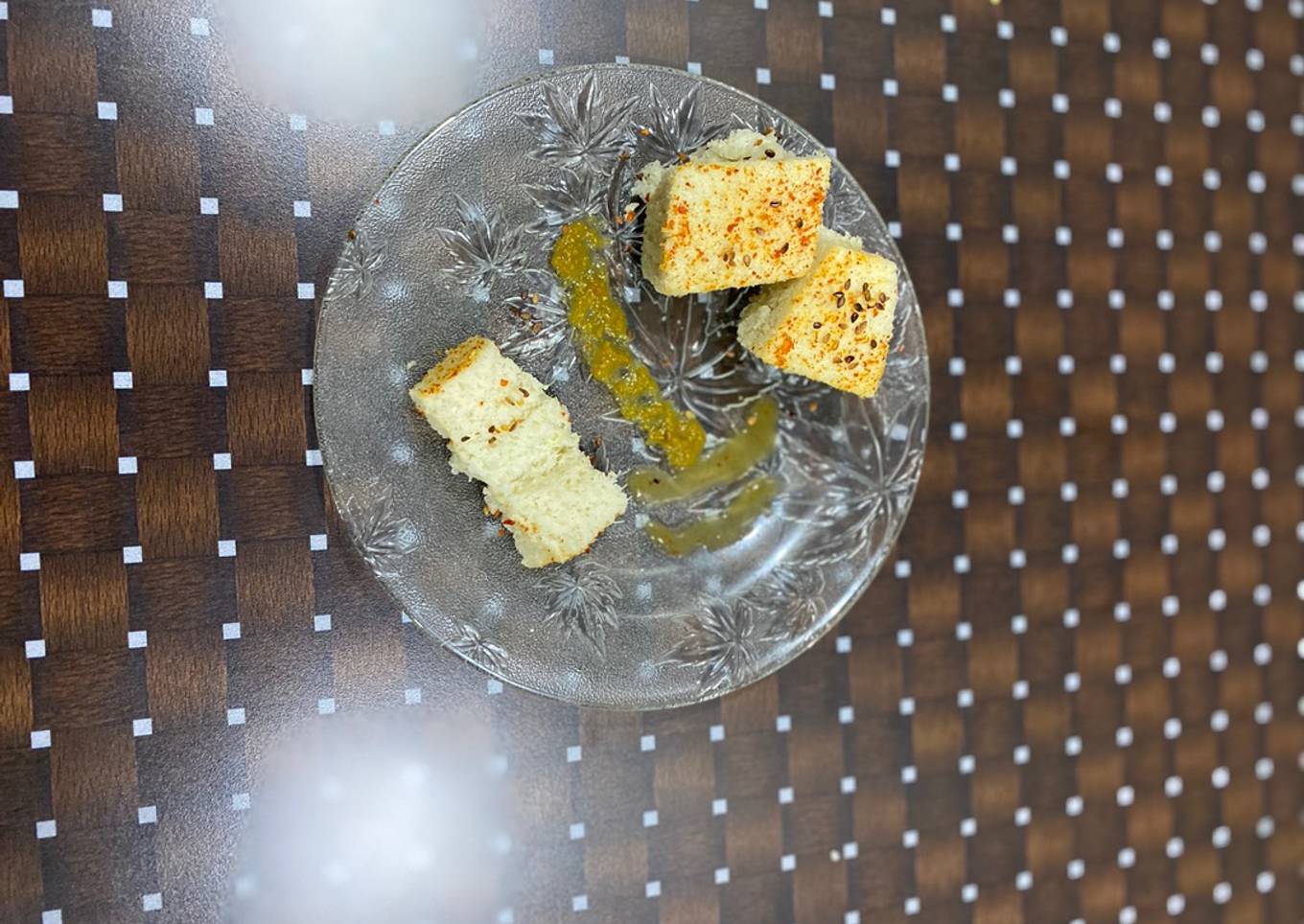 White Khatta Dhokla