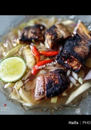 Foto resep Cacapan asam balahan + iwak karing babanam khas banjar