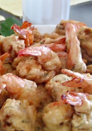 Foto resep Udang Goreng Tepung Daon Jeruk #ketoramadan